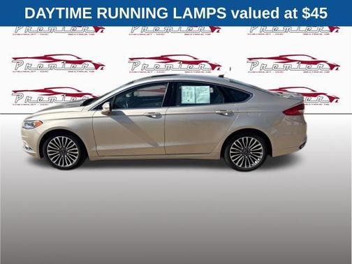 White Gold 2017 Ford Fusion Titanium