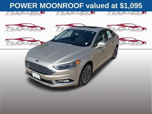 White Gold 2017 Ford Fusion Titanium