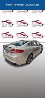 White Gold 2017 Ford Fusion Titanium