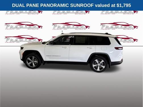 Bright White Clearcoat 2021 Jeep Grand Cherokee L Limited