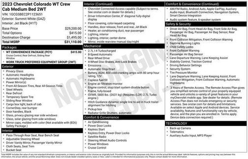 2023 Chevrolet Colorado WT