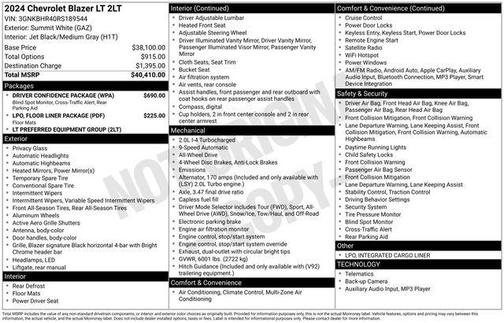 2024 Chevrolet Blazer 2LT