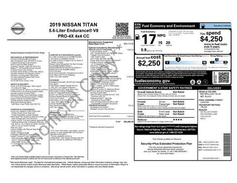 Brilliant Silver Metallic 2019 Nissan Titan PRO-4X