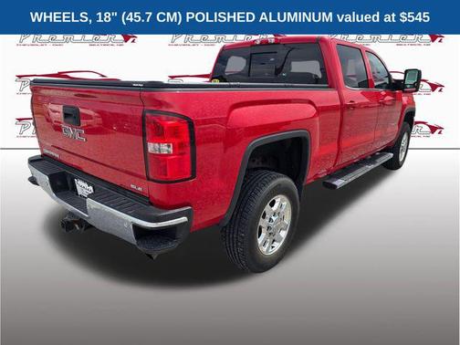 Fire Red 2015 GMC Sierra 2500 SLE