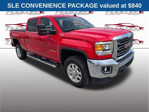 Fire Red 2015 GMC Sierra 2500 SLE