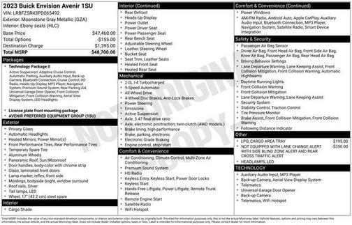 2023 Buick Envision Avenir AWD