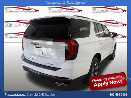 Summit White 2026 GMC Yukon 4WD AT4 Ultimate