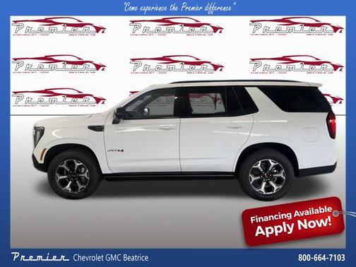 Summit White 2026 GMC Yukon 4WD AT4 Ultimate