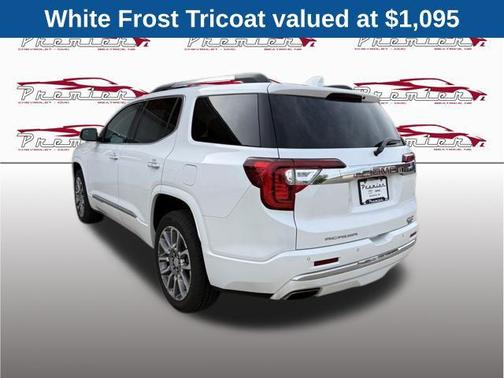 White Frost Tricoat 2023 GMC Acadia Denali