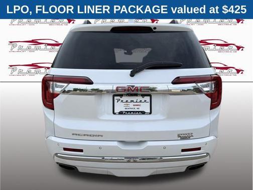 White Frost Tricoat 2023 GMC Acadia Denali