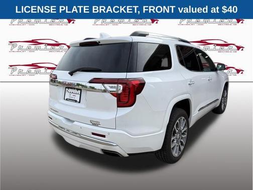 White Frost Tricoat 2023 GMC Acadia Denali