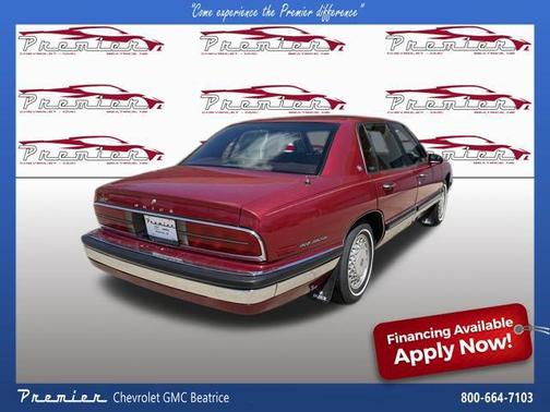 Red 1993 Buick Park Avenue Base