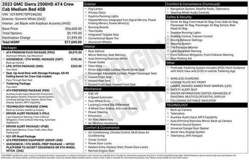 2023 GMC Sierra 2500 AT4