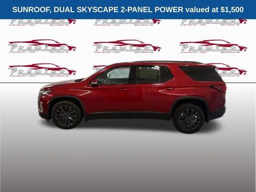 Radiant Red Tintcoat 2023 Chevrolet Traverse RS