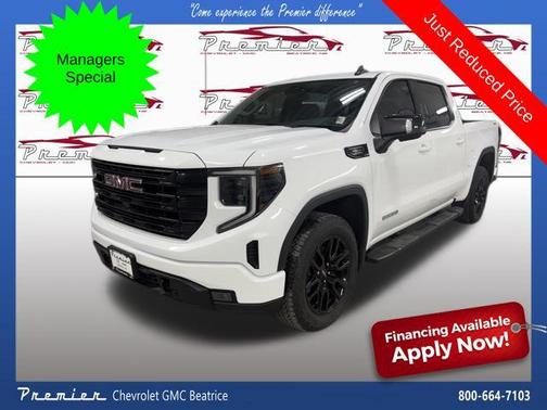Summit White 2023 GMC Sierra 1500 Elevation