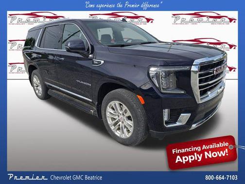 Midnight Blue Metallic 2022 GMC Yukon SLT