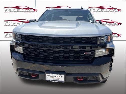 Silver Ice Metallic 2021 Chevrolet Silverado 1500 Custom Trail Boss