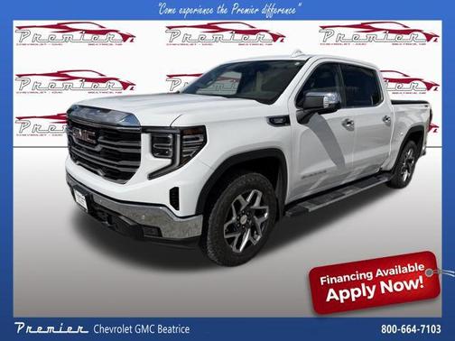 Summit White 2024 GMC Sierra 1500 SLT