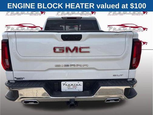 Summit White 2024 GMC Sierra 1500 SLT