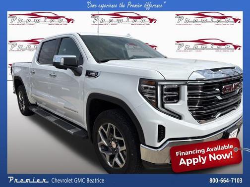 Summit White 2024 GMC Sierra 1500 SLT