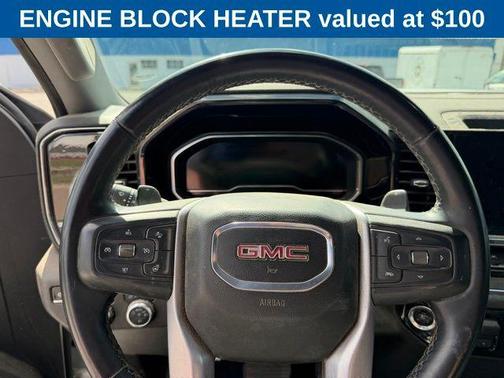 Summit White 2024 GMC Sierra 1500 SLT