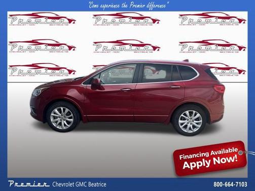 Chili Red Metallic 2019 Buick Envision Preferred