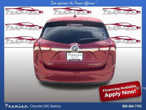 Chili Red Metallic 2019 Buick Envision Preferred