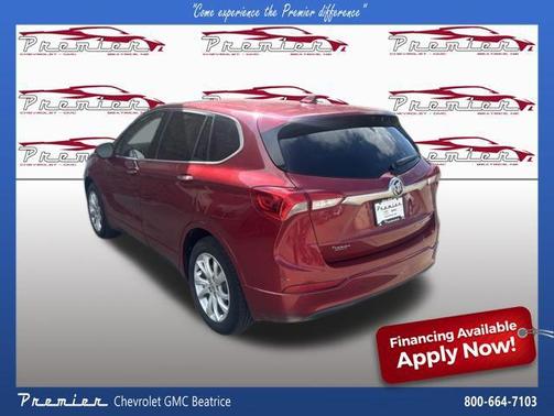 Chili Red Metallic 2019 Buick Envision Preferred