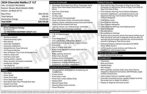 2024 Chevrolet Malibu FWD 1LT