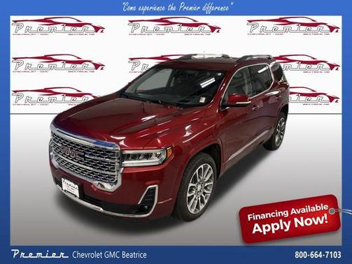 Volcanic Red Tintcoat 2023 GMC Acadia Denali