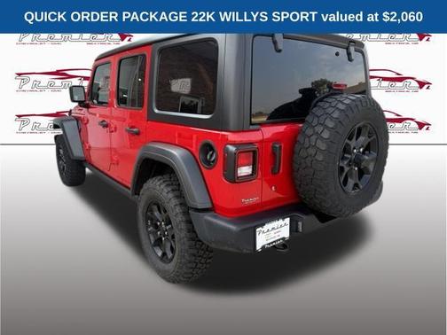 Firecracker Red Clearcoat 2022 Jeep Wrangler Unlimited Sport