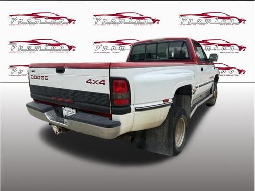 Red 1997 Dodge Ram 3500 LT