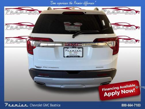Summit White 2023 GMC Acadia AWD SLT