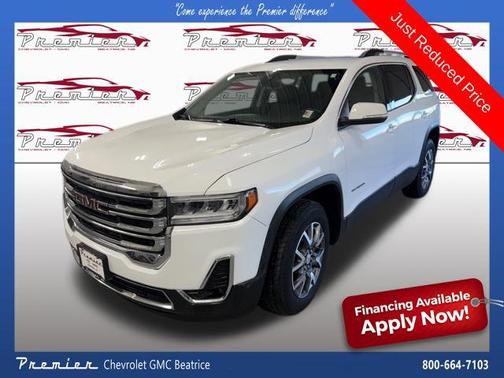 Summit White 2023 GMC Acadia AWD SLT