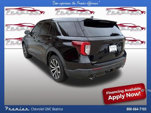 Agate Black Metallic 2022 Ford Explorer ST-Line