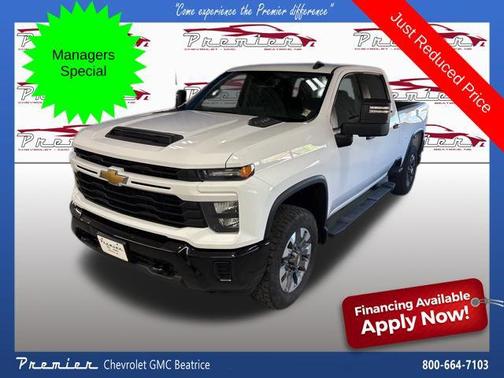 Summit White 2024 Chevrolet Silverado 2500 Custom