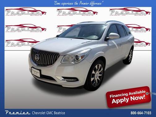 White Frost Tricoat 2017 Buick Enclave Leather