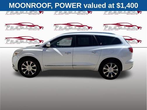 White Frost Tricoat 2017 Buick Enclave Leather