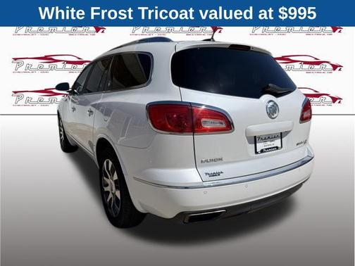 White Frost Tricoat 2017 Buick Enclave Leather