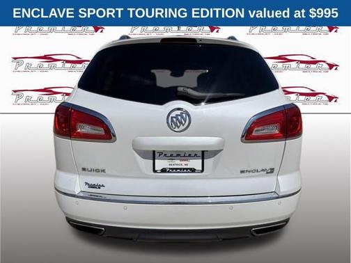 White Frost Tricoat 2017 Buick Enclave Leather