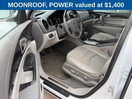 White Frost Tricoat 2017 Buick Enclave Leather