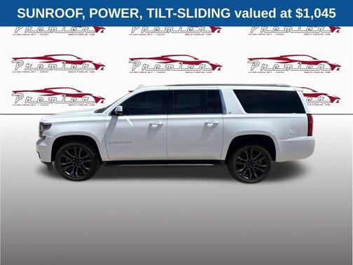 Summit White 2020 Chevrolet Suburban LT