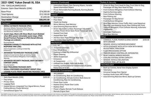 2021 GMC Yukon XL Denali