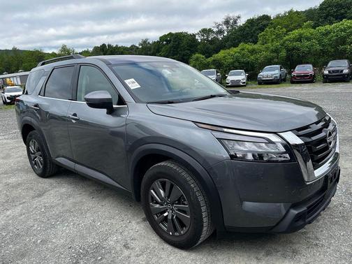 Gun Metallic 2025 Nissan Pathfinder SV 4WD