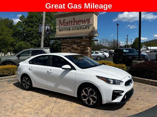 Clear White 2020 Kia Forte LXS
