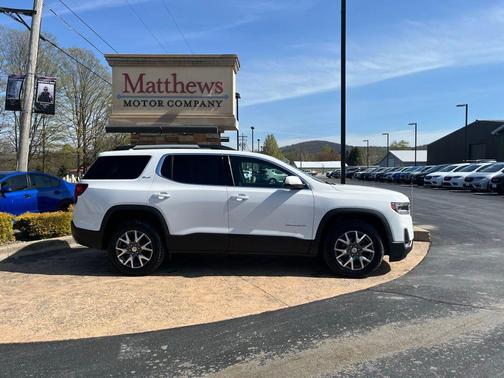 Summit White 2023 GMC Acadia AWD SLT