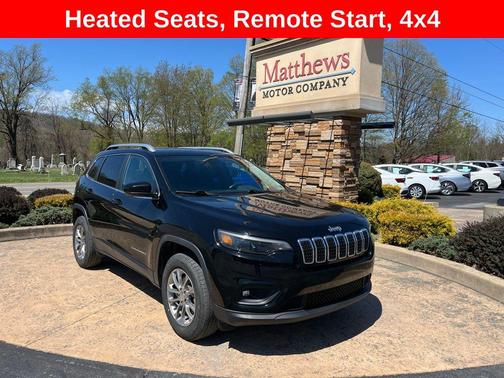 Diamond Black Crystal Pearlcoat 2019 Jeep Cherokee Latitude Plus
