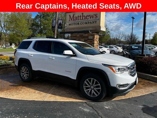 Summit White 2017 GMC Acadia SLE-2