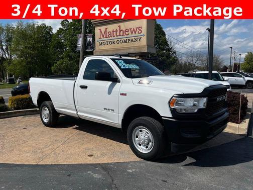 Bright White Clearcoat 2022 RAM 2500 Tradesman Regular Cab 4x4 8' Box