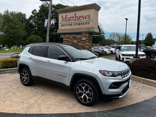 Silver Zynith Metallic Clearcoat 2025 Jeep Compass Limited